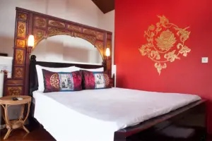 Chinese room at La Java Bleue Kampot Chinese room at La Java Bleue Kampot