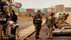 Stanley Kubrick on location